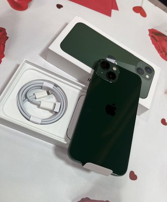 拆封新品🍎 iPhone 13 256G綠色 🍎💟電池100%原廠保固到保固2024/9/5🔺
