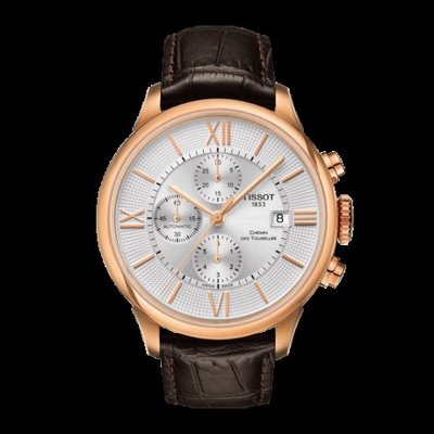 Tissot 天梭杜魯爾街鏤空系列皮帶機械男腕錶 T0994273603800