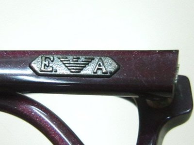 義大利製EMPORIO ARMANI專櫃時尚女紫框眼鏡非國製lv義大利格紋TODS元起標Hermes MIU