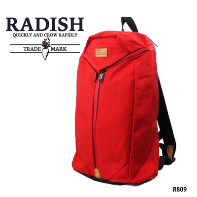 機能耐磨後背包-紅色『 RADISH R809』.免運.