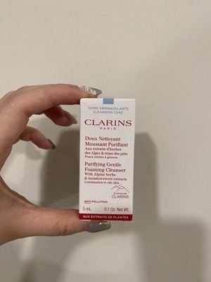 克蘭詩CLARINS - 阿爾卑斯純淨潔顏乳5ML 全新專櫃小樣