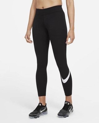 【NIKE 耐吉】Sportswear Essential 女款運動緊身褲 黑色 CZ8531-010 尺寸:S~L