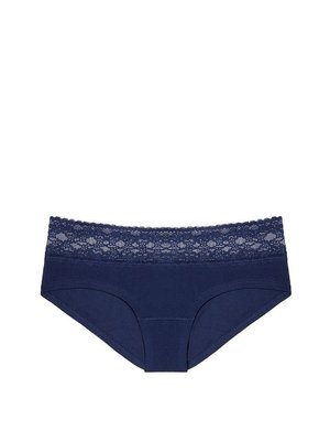 Victoria's Secret 維多利亞的秘密內褲 大尺寸Lace-waist Hiphugger Panty 藍