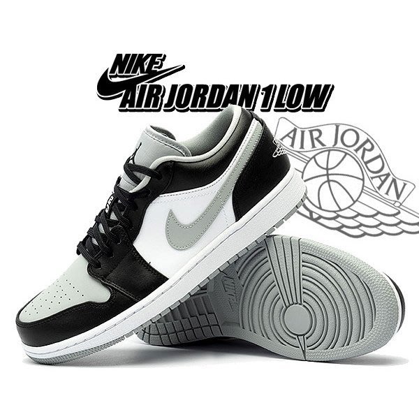 NIKE AIR JORDAN 1 LOW SHADOW 黑白灰影子配色 553558-039