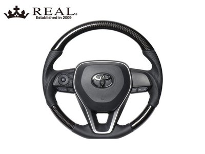 【PP保勁國際】日本 REAL CARBON 方向盤(黑) TOYOTA RAV4 2019-