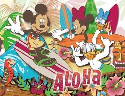 【街頭巷尾】迪士尼 米奇 夏威夷衝浪拼圖 500片極小迷你拼圖