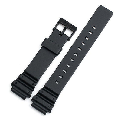 卡西歐手錶配件MRW-200H啞光黑色樹脂錶帶