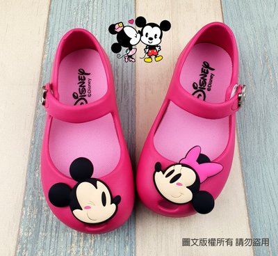 【琪琪的店】童鞋 Disney 迪士尼 米妮 米奇 二穿 水鞋 涼鞋 魚口鞋 兒童 娃娃鞋 休閒鞋 桃 D119346