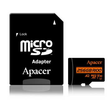 平廣 送袋 Apacer 宇瞻 256GB microSDXC U3 A2 V30 記憶卡 micro SD 256G