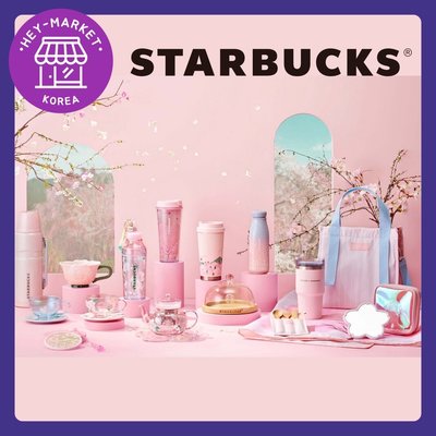 [直] Starbucks 2022 櫻系列 第一的 不倒翁 熱水瓶 杯墊 杯子-好物優選