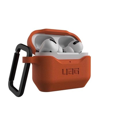 全館免運 airpods PRO 123 PRO2 UAG矽膠磨砂皮紋耳機殼耳機保護套 可開發票