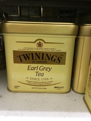 【日日小舖外送代購】Twinings 唐寧 Earl Grey Tea 皇家伯爵茶 每罐100克 非茶包 金屬盒裝