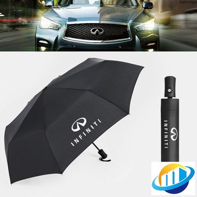 全自動摺疊雨傘遮陽傘 Q30 Q50 Q70 QX50 FX INFINITI專屬汽車自動雨傘  滿599免運