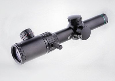 台南 武星級 1-4X20 狙擊鏡 ( LED綠點紅外線外紅點內紅點快瞄定標器瞄準鏡望遠鏡雷射紅雷射綠雷射瞄具