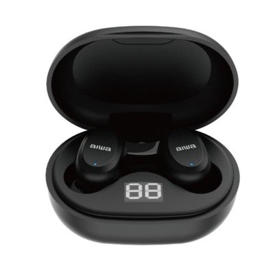 aiwa愛華 真無線藍牙耳機 AT-X80J 藍牙版本:V5.0 防水等級:IPX2 連續通話4小時-【便利網】