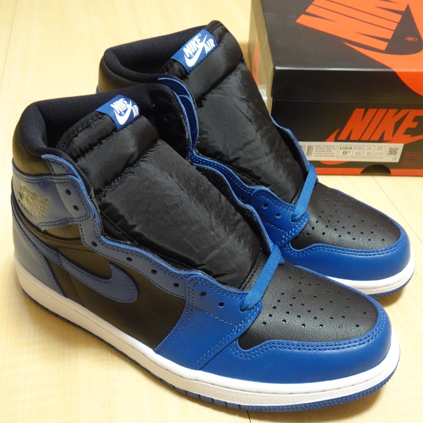 Nike Air Jordan 1 Retro High Dark Marina Blue 皇家藍555088-404