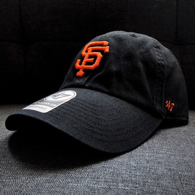 【PD帽饰】47 Brand MLB 舊金山巨人 '47 CLEAN UP 軟版 可調 金屬環扣 彎帽 老帽 SF