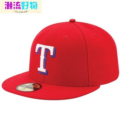 棒球專區 限時 MLB德州遊騎兵隊NE 59FIFTY職業球員版棒球帽（紅） HJh7-潮流好物