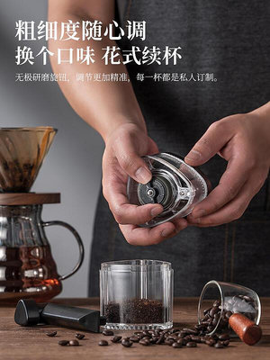 3ZBY手搖咖啡研磨機手動磨豆機電動咖啡機家用小型可攜式意式咖啡