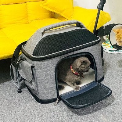 貓先生~ostracod貓包出便攜提貓袋大號20斤車載貓窩狗包寵物背包