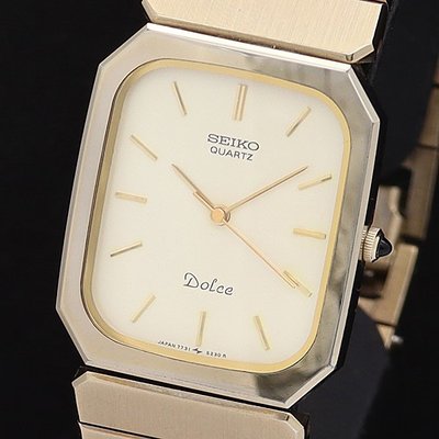 【精品廉售/手錶】Seiko精工錶Dolce 石英女腕錶*精鋼錶帶/美品*日本精品*附原廠盒+3錶節
