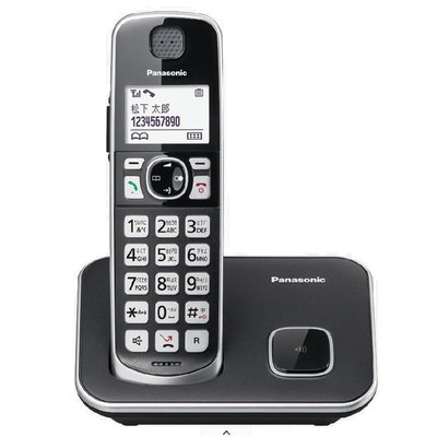 【胖胖秀OA】國際Panasonic KX-TGE610TW DECT中文數位無線電話※含稅※