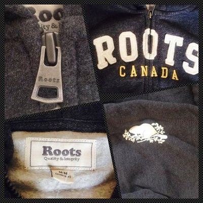 ROOTS CANADA 男/女 童 經典連帽外套 鐵灰色 三款尺寸 櫃上正貨 (全新/現貨)  特價:1999元