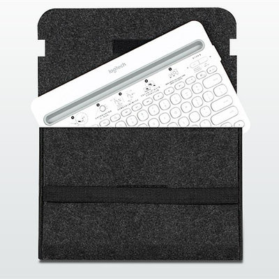 適用羅技K480毛氈鍵盤包ipad收納袋內膽防塵保護套無線藍牙便攜包
