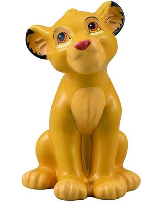 日本進口 正品限量 迪士尼獅子王存錢筒擺件動畫辛巴獅子王玩具公仔陶瓷擺飾裝飾收藏品生日禮物