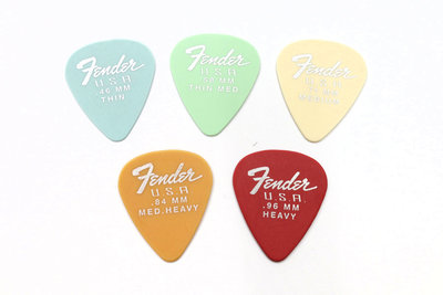 【老羊樂器店】開發票 Fender Dura-Tone 粉色系 撥片 匹克 pick 彈片 公司貨