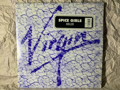 英國女子天團-辣妹合唱團-發牢騷12”二手混音單曲(義大利版） Spice Girls - Holler 12” Maxi - Single Vinyl
