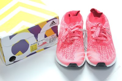 【高冠國際】Adidas ultra boost uncaged PK 粉紅 襪套 跑鞋 粉雪花 女鞋 BB3903