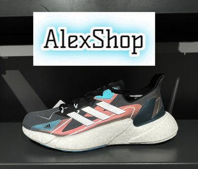 艾力克斯 ADIDAS X9000L4 BOOST 男 FY0782 高爾宣黑網布綠紅3M反光休閒慢跑鞋特價44折
