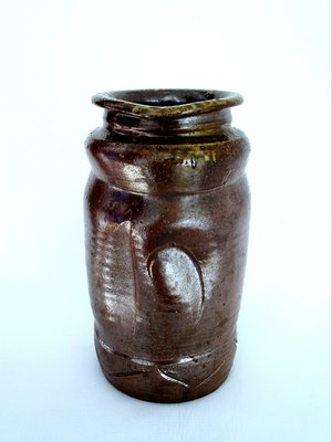 日本陶藝品日本生活陶器手拉坏陶藝類柴燒花瓶花器水瓶大口罐【心生活美學】
