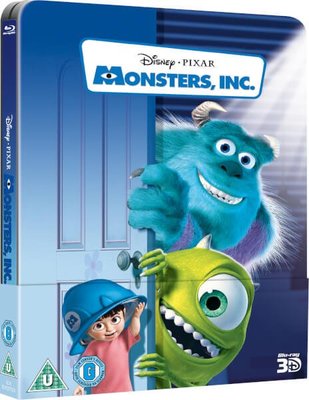 毛毛小舖--藍光BD 怪獸電力公司 Monsters Inc 3D+2D 幻彩限量鐵盒版