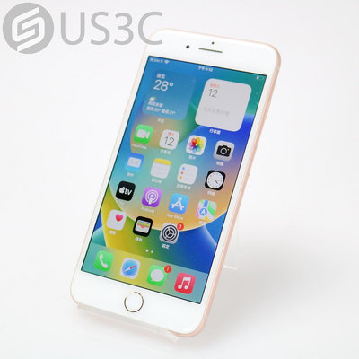 【US3C-桃園春日店】【一元起標 故障機】公司貨 Apple iPhone 8 Plus 64G 金色 IP67防水防塵 1200萬畫素 二手手機