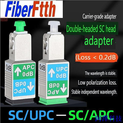 阿澤科技光纖適配器 SC/APC 到 SC/UPC 母頭光纖適配器光纖連接器 APC 到 UPC pon stick 適配器路由