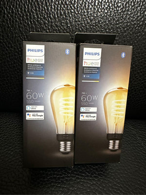 Philips 飛利浦 Hue Smart 60W ST23 燈絲 LED 燈泡 - 白色氣氛暖冷白光燈