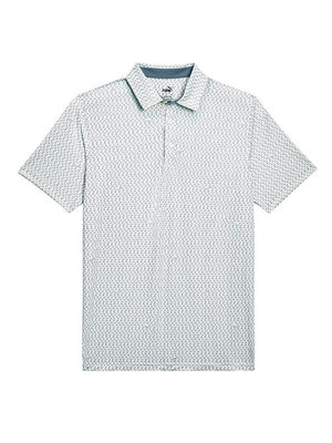 藍鯨高爾夫 PUMA GOLF Mattr 山羊圖樣男短袖Polo衫 #621548-02（綠）
