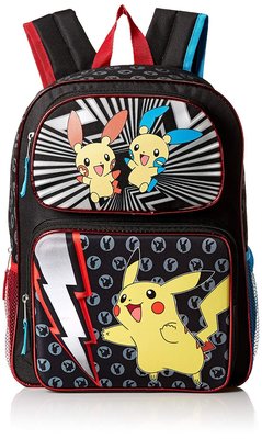 預購 美國 全球夯 Pokemon 精靈寶可夢 GO精靈球神奇寶貝動漫雙肩背包 皮卡丘 男童款雙肩後背包 書包 側口袋