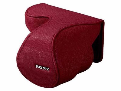 【日光徠卡】SONY LCS-EML2A SEL1855 專用皮質鏡頭套 (紅/桃紅)
