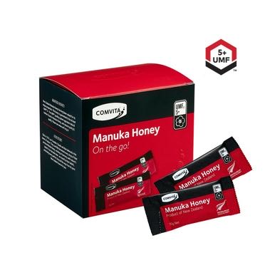 正品 康維他 Comvita 麥蘆卡蜂蜜 Manuka Honey UMF5+ 30袋/10g 品質保證 紐澳代購紐西蘭直送 方便攜帶 獨立包裝