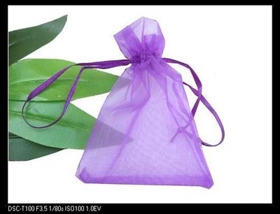 ＊包裝材料＊20*25深紫雪紗袋~過年福袋禮品包裝袋.糖果袋.喜糖盒.束口袋.送客禮訂作