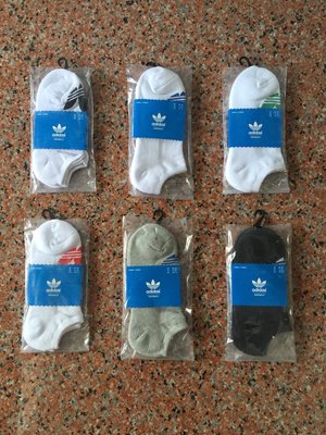 Adidas襪 /【三葉草】【毛巾底加厚純棉低口船襪 】【六色可選】【現貨】