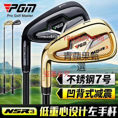 高爾夫球桿 PGM 左手 高爾夫男士球桿 7號鐵桿 單支 碳/鋼桿身 golf練習桿