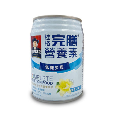 桂格-完膳營養素 香草低糖少甜 250ml*24罐/箱 *小倩小舖*