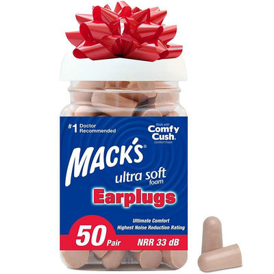 [4美國直購] Mack's 膚色 超軟耳塞 降33分貝 50對 Ultra Soft Foam Earplugs macks_AA2