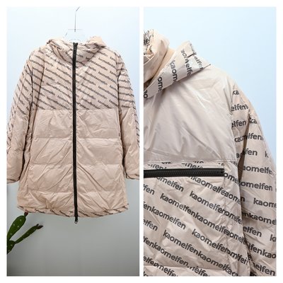【 高 *芬  全新秋冬 】kw20605 🎀 白鵝絨  兩面可穿 保暖外套