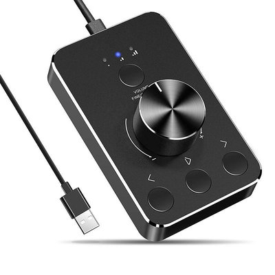 【易控王】USB多媒體音量控制器 電腦音量旋鈕 音響喇叭音量調節(50-522)