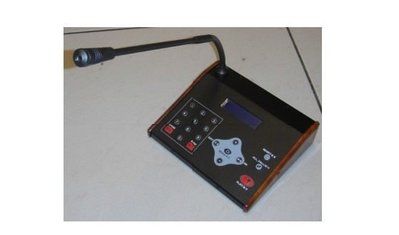 消防署認證 消防廣播系統(客製化)數位型LCD液晶顯示遙控麥克風含主機 賣場電話業務廣播